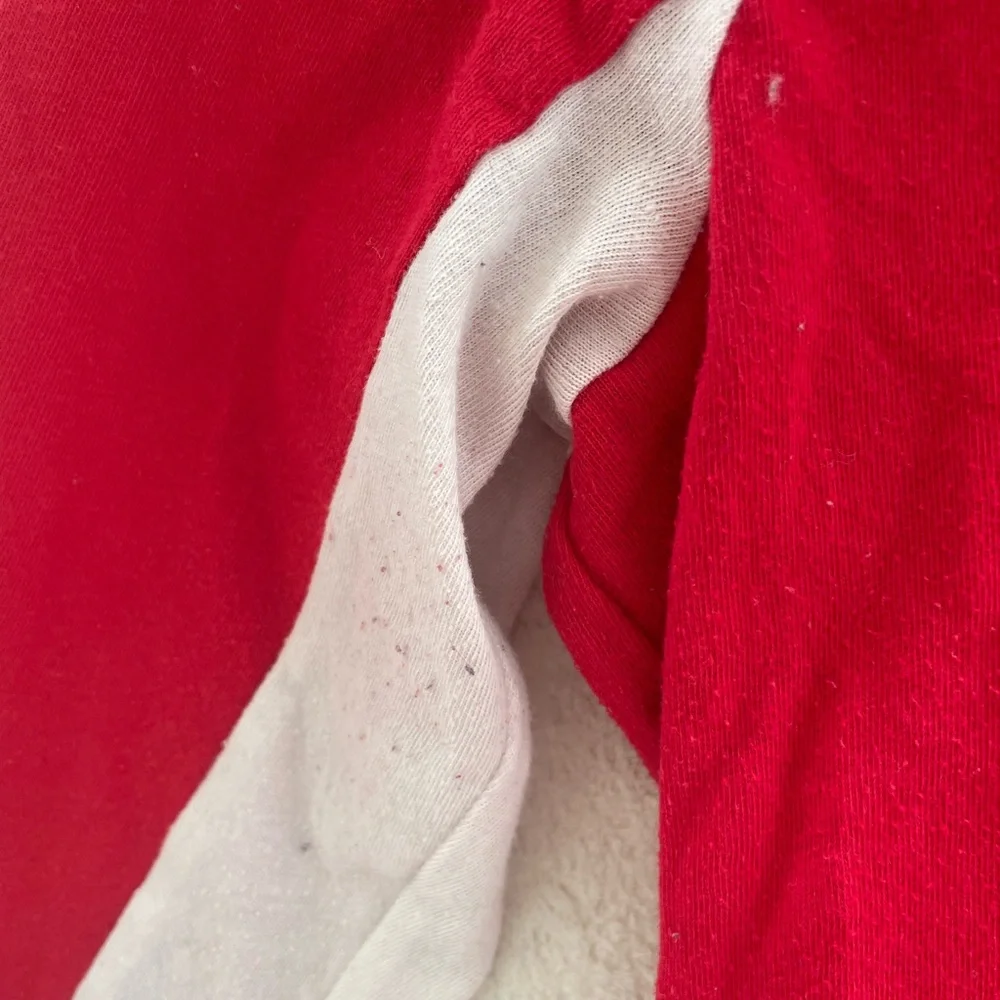 PINK Victoria’s Secret Red Baseball Tee with White Logo size Small - Picture 6 of 7